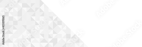 White square pattern. White silver geometric universal background for business presentation . Abstract elegant seamless pattern. Minimalist empty triangular BG. Halftone monochrome cover. 2021