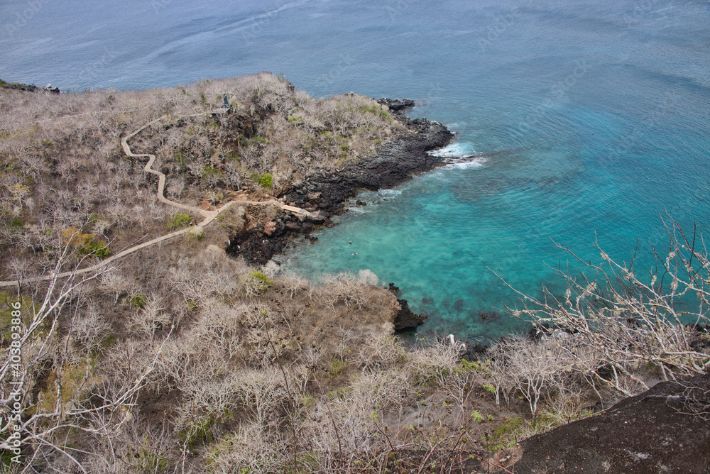 Beautiful Tijeretas Bay, Isla San Cristobal, Galapagos Islands, Ecuador