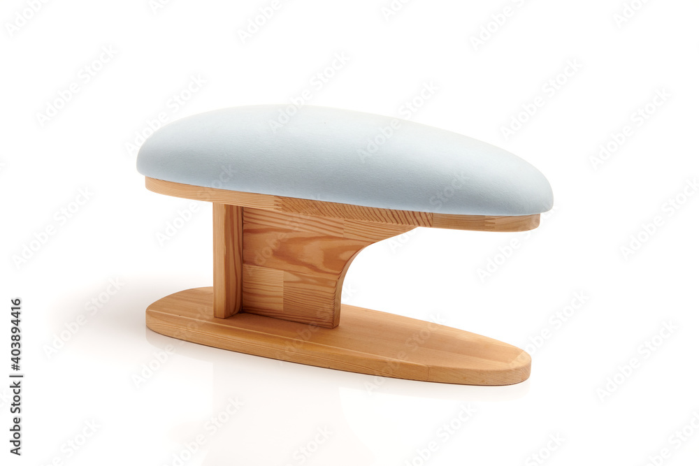 Jelimate Multi-functional Thickened Padded Wooden Ironing Stool Special Clothes Tailor Ironing Board Miniature Sleeve Board Household Pressing Board
