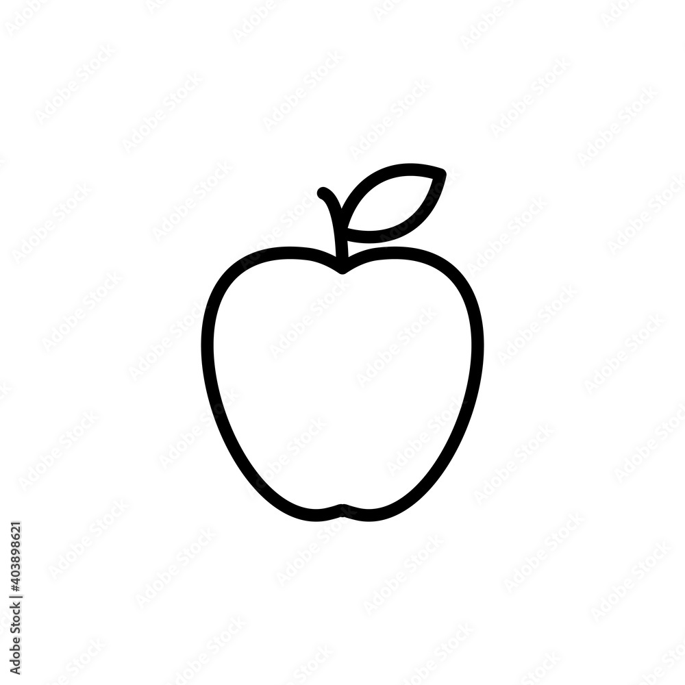 Apple icon vector. Apple vector icon. apple symbols for your web design. Apple icon vector. Apple vector icon. apple symbols for your web design.