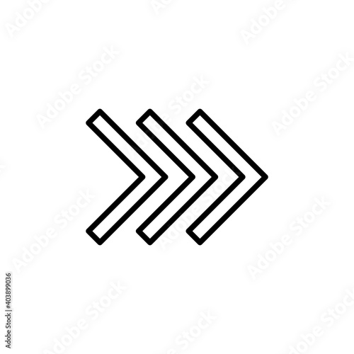 Arrow icon vector. Arrow symbol. Arrow sign for your web design.