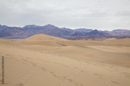 Sand Dunes in Death Valley