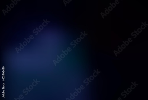 Dark BLUE vector abstract blurred layout.