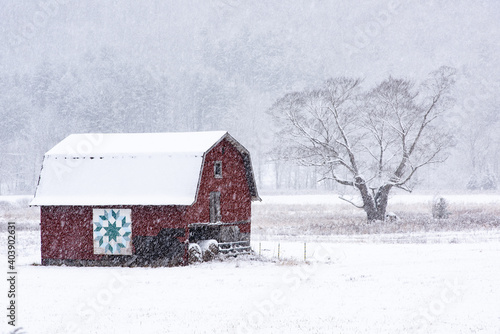 Western North Carolina after a snowstorm.
