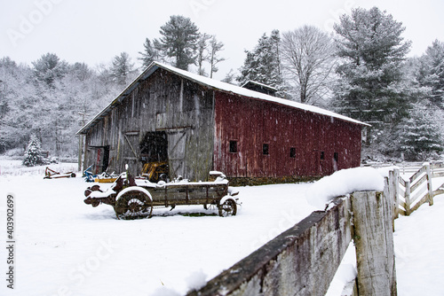 Western North Carolina after a snowstorm.