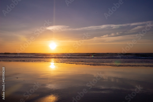 sunset at the beach © Beth