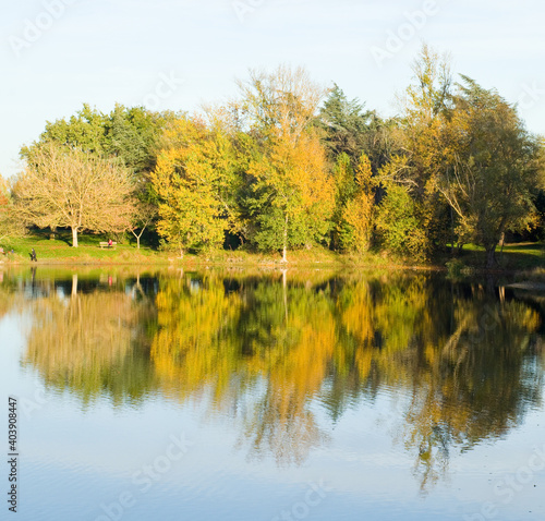 Lac au parc du bois vieux