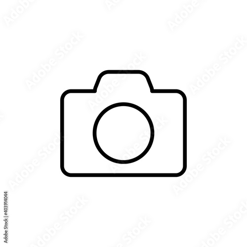 Camera icon vector. photo camera icon. camera photography icon.