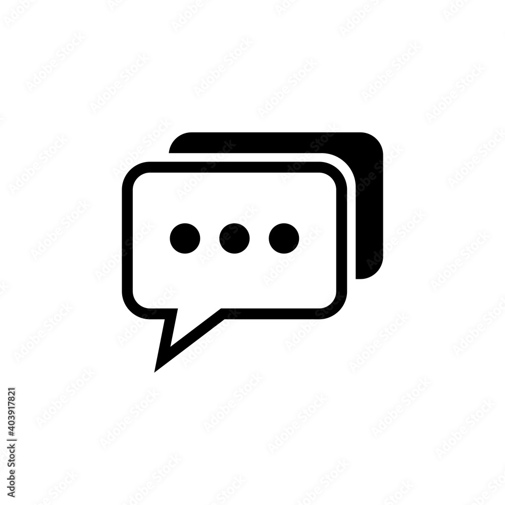 Chat icon vector. speech bubble icon. comment icon vector. message. contact us Chat icon vector. speech bubble icon. comment icon vector. message. contact us
