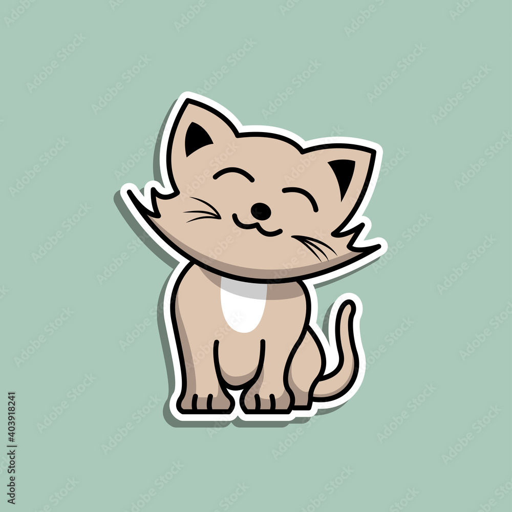 Sticker  Cat