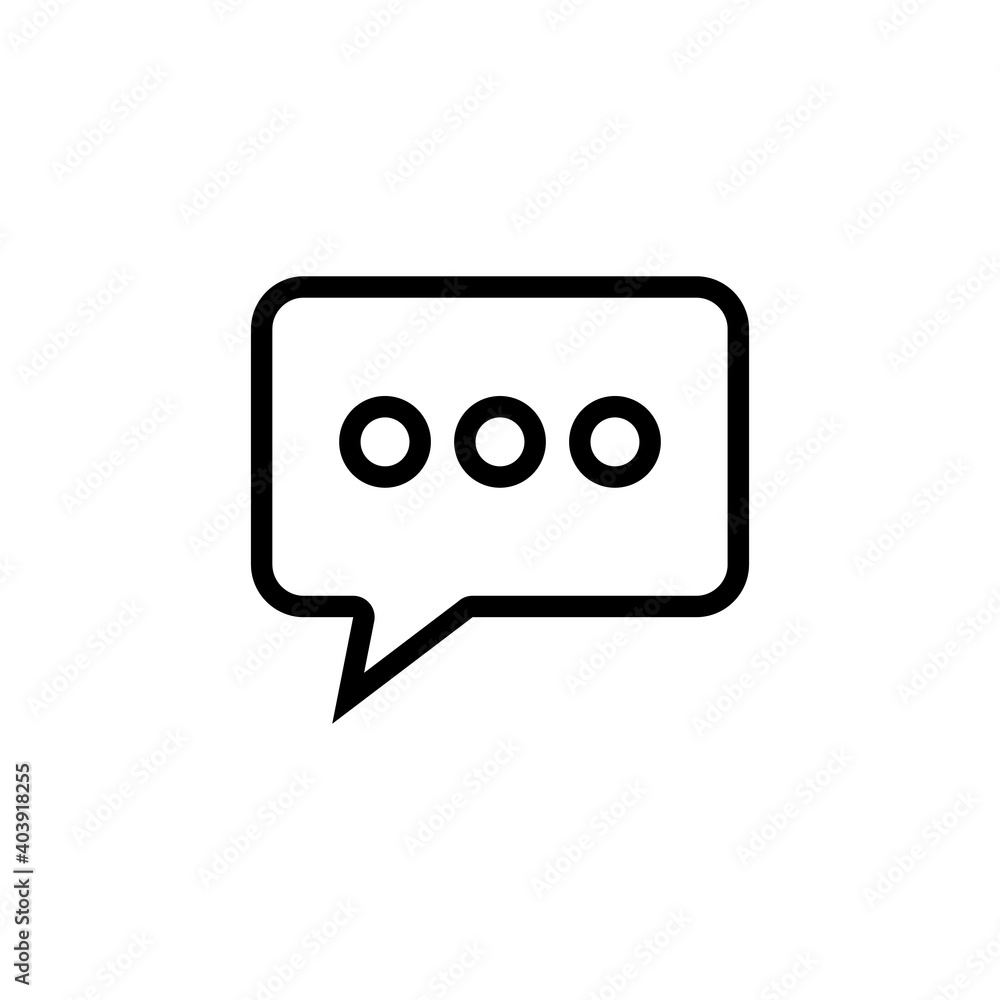 Chat icon vector. speech bubble icon. comment icon vector. message. contact us Chat icon vector. speech bubble icon. comment icon vector. message. contact us