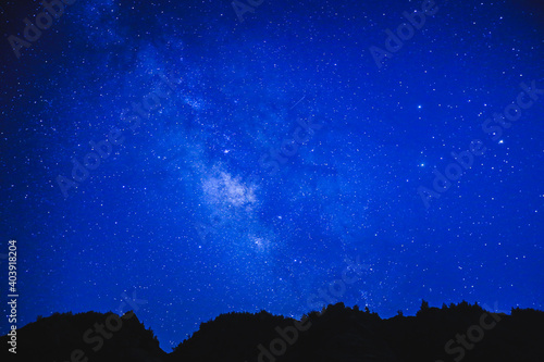 Starry Milky Way, Oahu, Hawaii