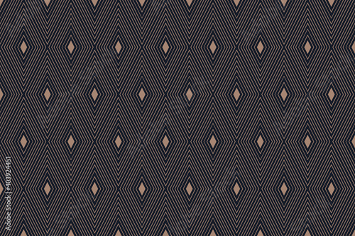 Wallpaper Mural geometric folklore ornament pattern. tribal ethnic and motifs texture striped. retro embroidery style. design for background, wallpaper, decor, clothing, cover, curtain. vector illustration. Torontodigital.ca