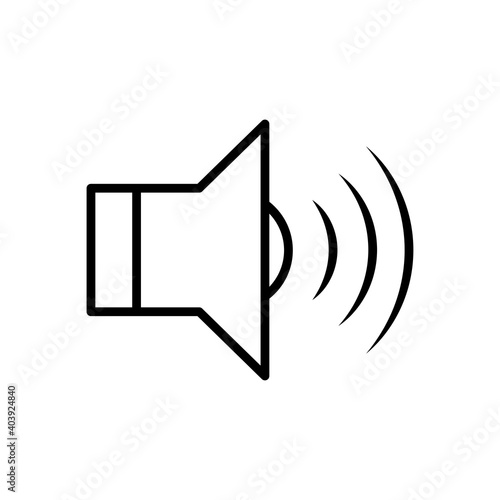 Sound, speaker icon