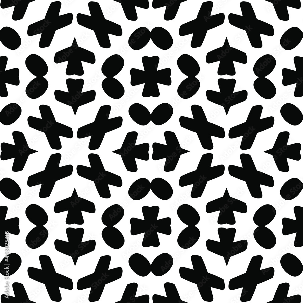Black and white texture. Abstract seamless geometric pattern. Black and white texture. Abstract seamless geometric pattern.
