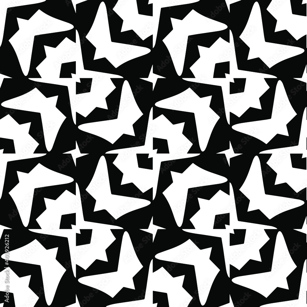 Black and white texture. Abstract seamless geometric pattern. Black and white texture. Abstract seamless geometric pattern.