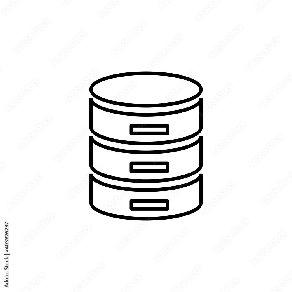Database icon vector. database vector icon Database icon vector. database vector icon