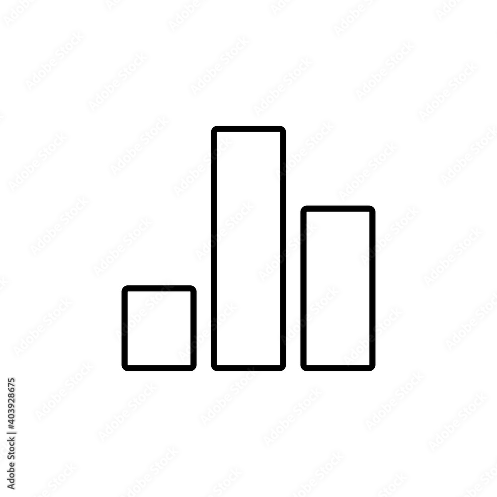Growing graph Icon. Chart icon. diagram icon Growing graph Icon. Chart icon. diagram icon