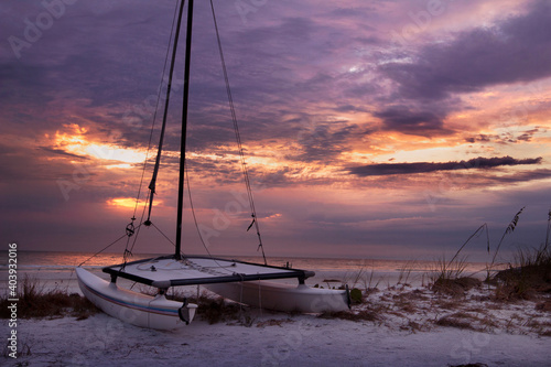Sailboat on Sunset Point