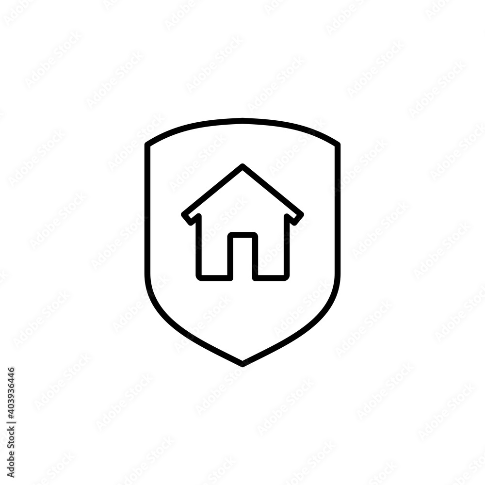 home insurance icon vector. home protection icon home insurance icon vector. home protection icon