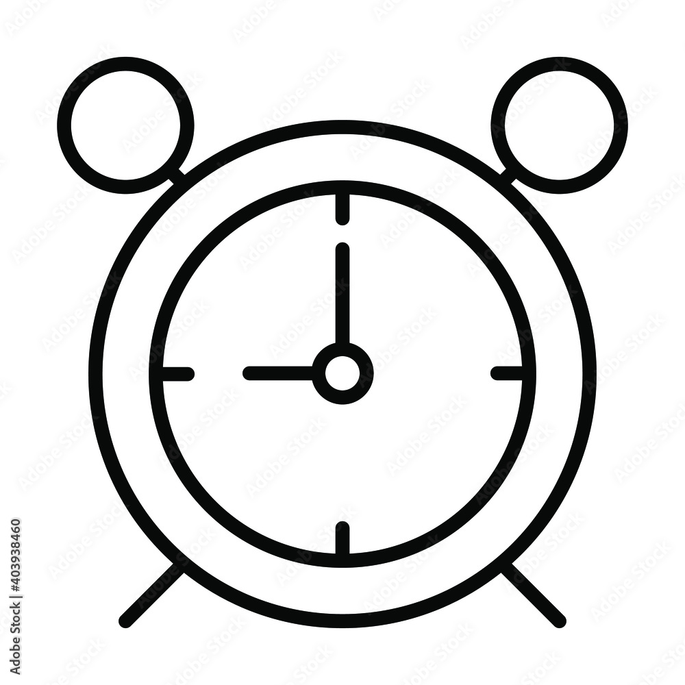 alarm clock icon, house interior kitchen utensil vector alarm clock icon, house interior kitchen utensil vector