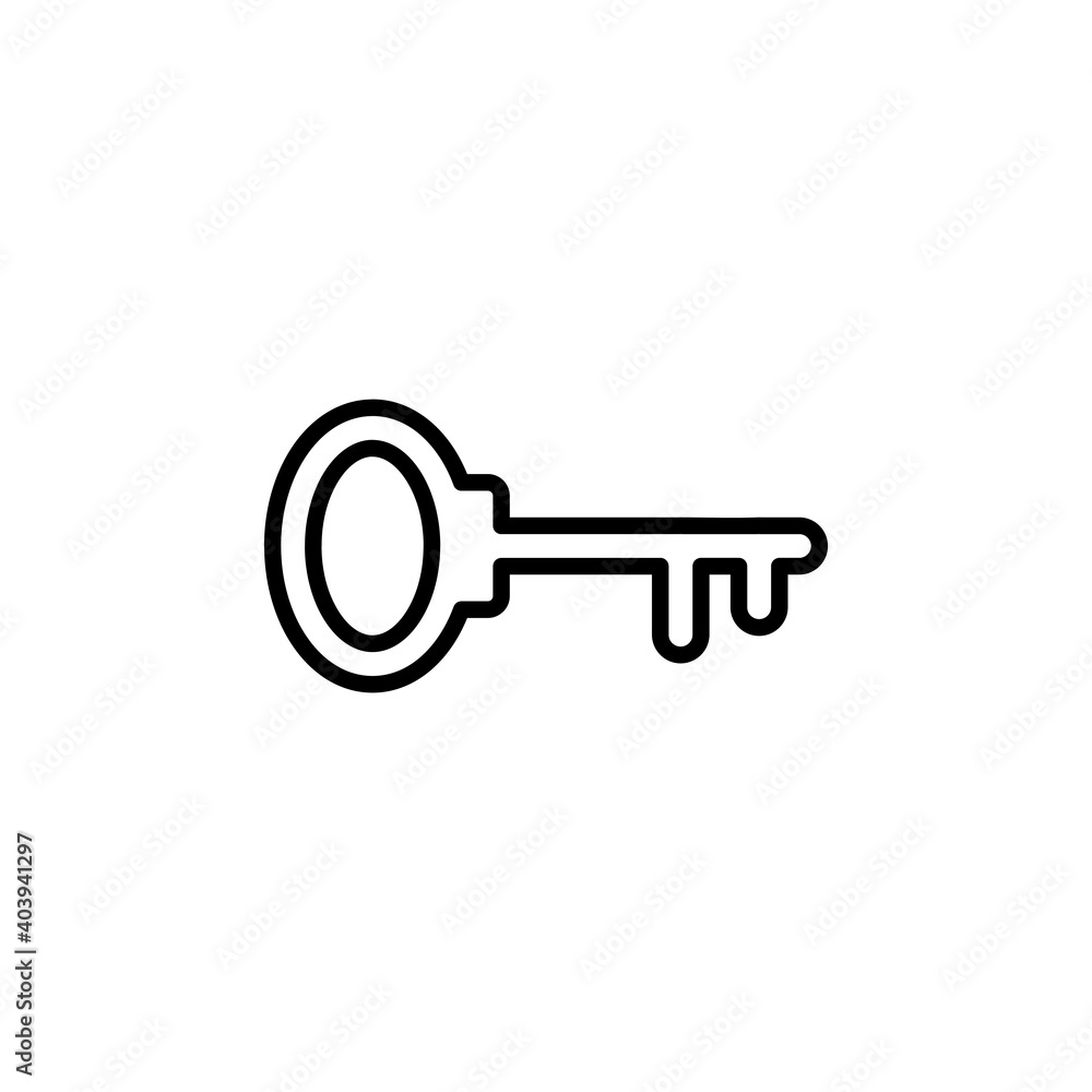 Key icon vector. Key vector icon. Key symbol Key icon vector. Key vector icon. Key symbol