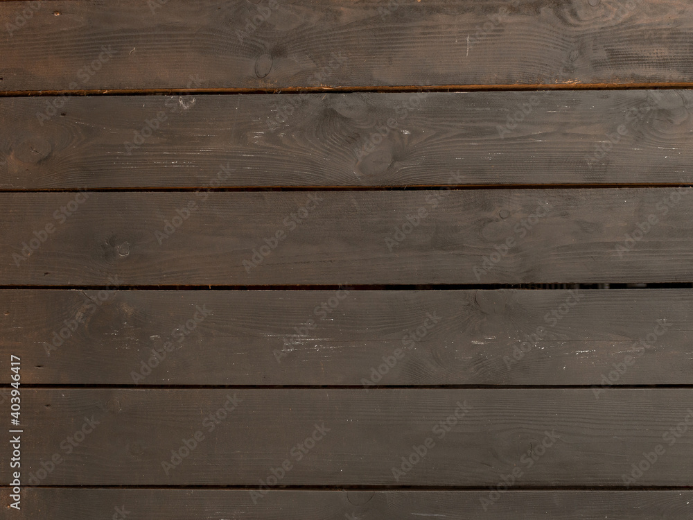 Fototapeta premium Brown wooden background. Timber board texture