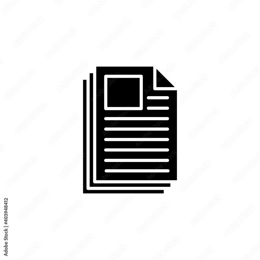 Newspaper icon vector. news paper vector sign Newspaper icon vector. news paper vector sign