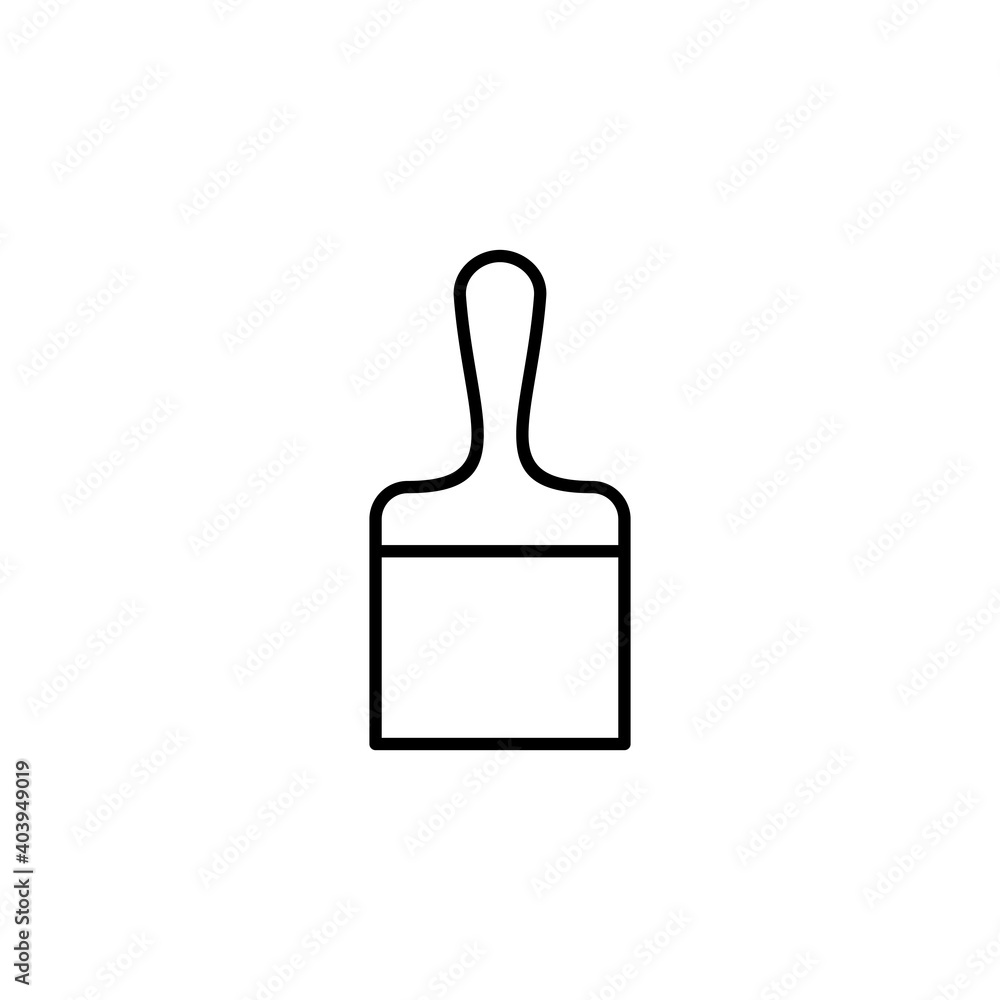 Obraz premium Paint icon vector. paint brush icon vector. paint roller icon vector
