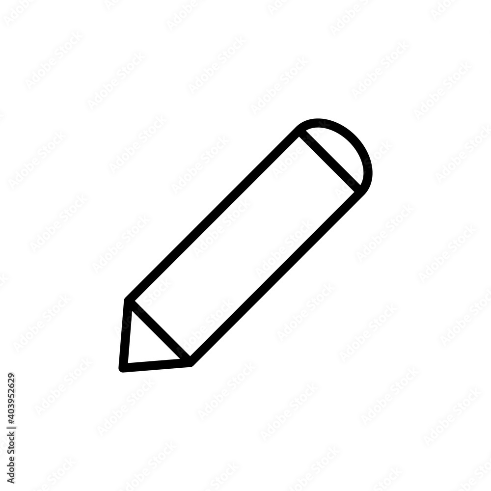 Pencil icon vector. pen symbol. edit icon vector Pencil icon vector. pen symbol. edit icon vector