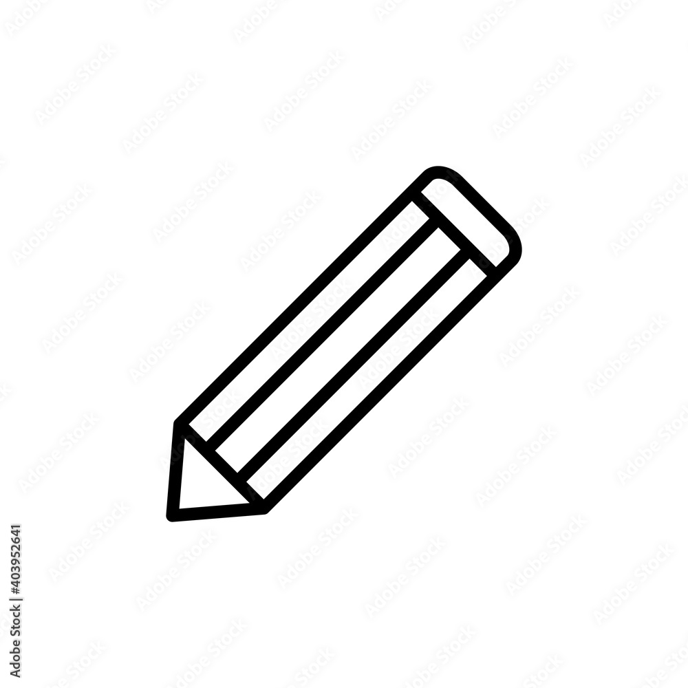Pencil icon vector. pen symbol. edit icon vector Pencil icon vector. pen symbol. edit icon vector