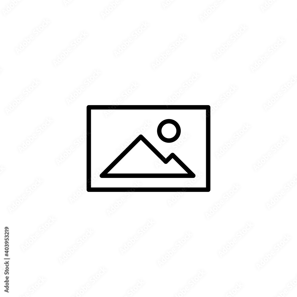 Picture icon vector. photo gallery icon symbol Picture icon vector. photo gallery icon symbol