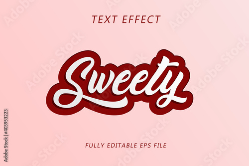 SWEETY TEXT EFFECT DESIGN