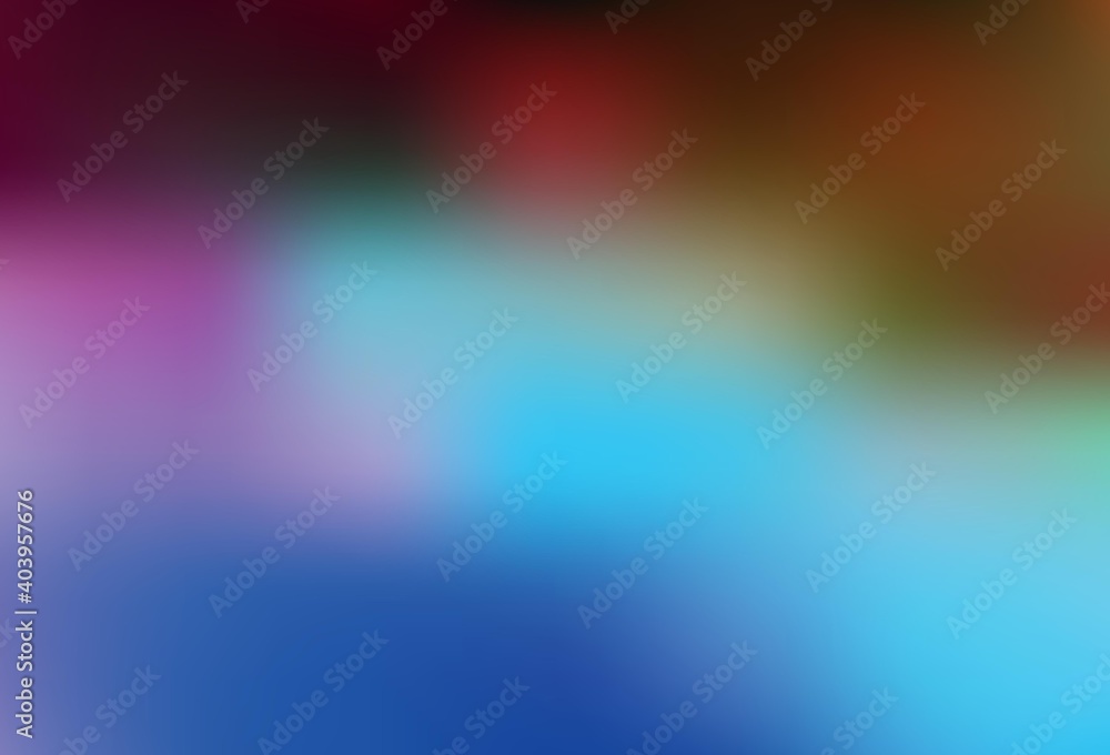 Light Blue, Red vector blurred template.