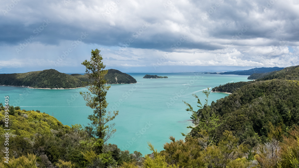 Sea view in Abel Tasman National Park, New Zealand Sea view in Abel Tasman National Park, New Zealand