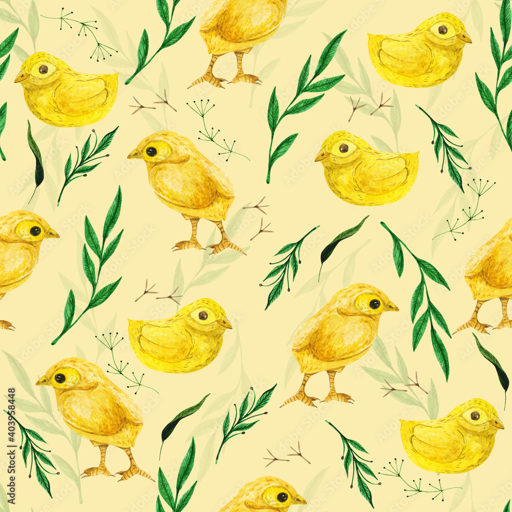 seamless background with birds seamless background with birds