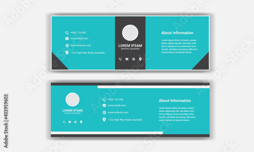 Wallpaper Mural Corporate email signature collection set. Torontodigital.ca