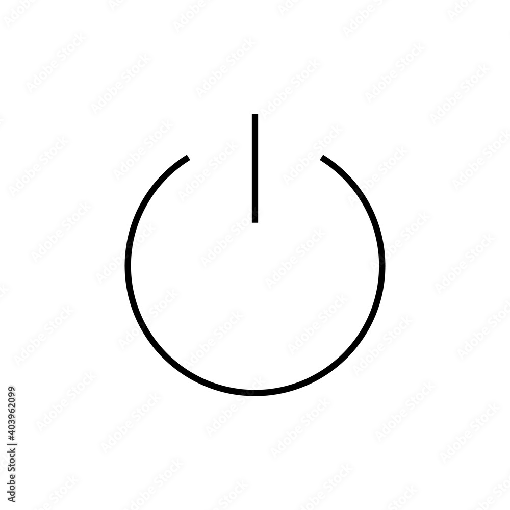 Power icon vector. Power Switch Icon. Electric power Power icon vector. Power Switch Icon. Electric power