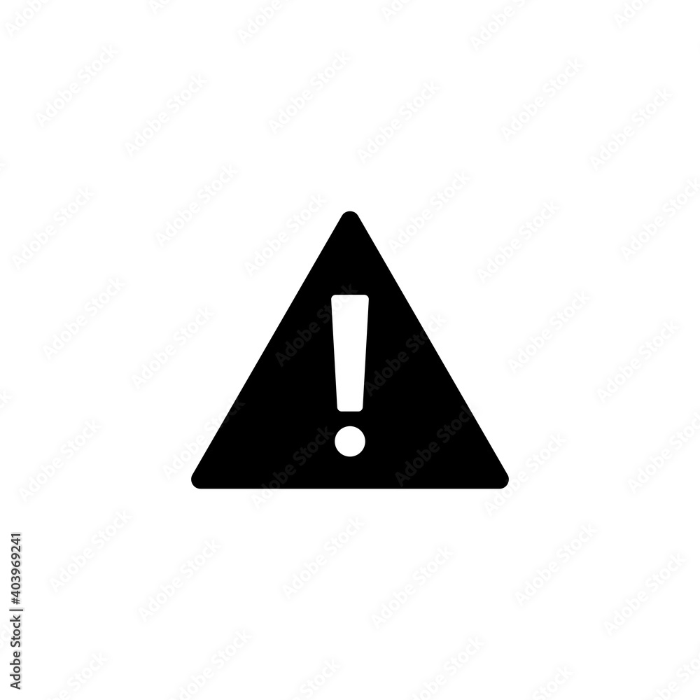 Exclamation danger sign. attention sign icon. Hazard warning attention sign Exclamation danger sign. attention sign icon. Hazard warning attention sign