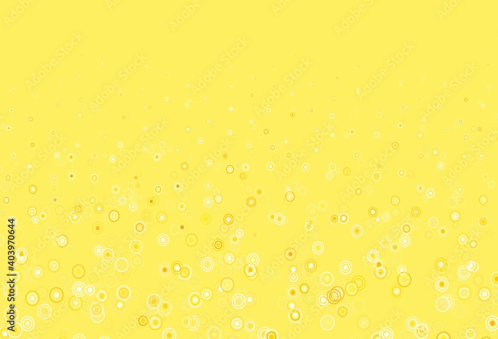 Light Red, Yellow vector pattern with spheres. Light Red, Yellow vector pattern with spheres.