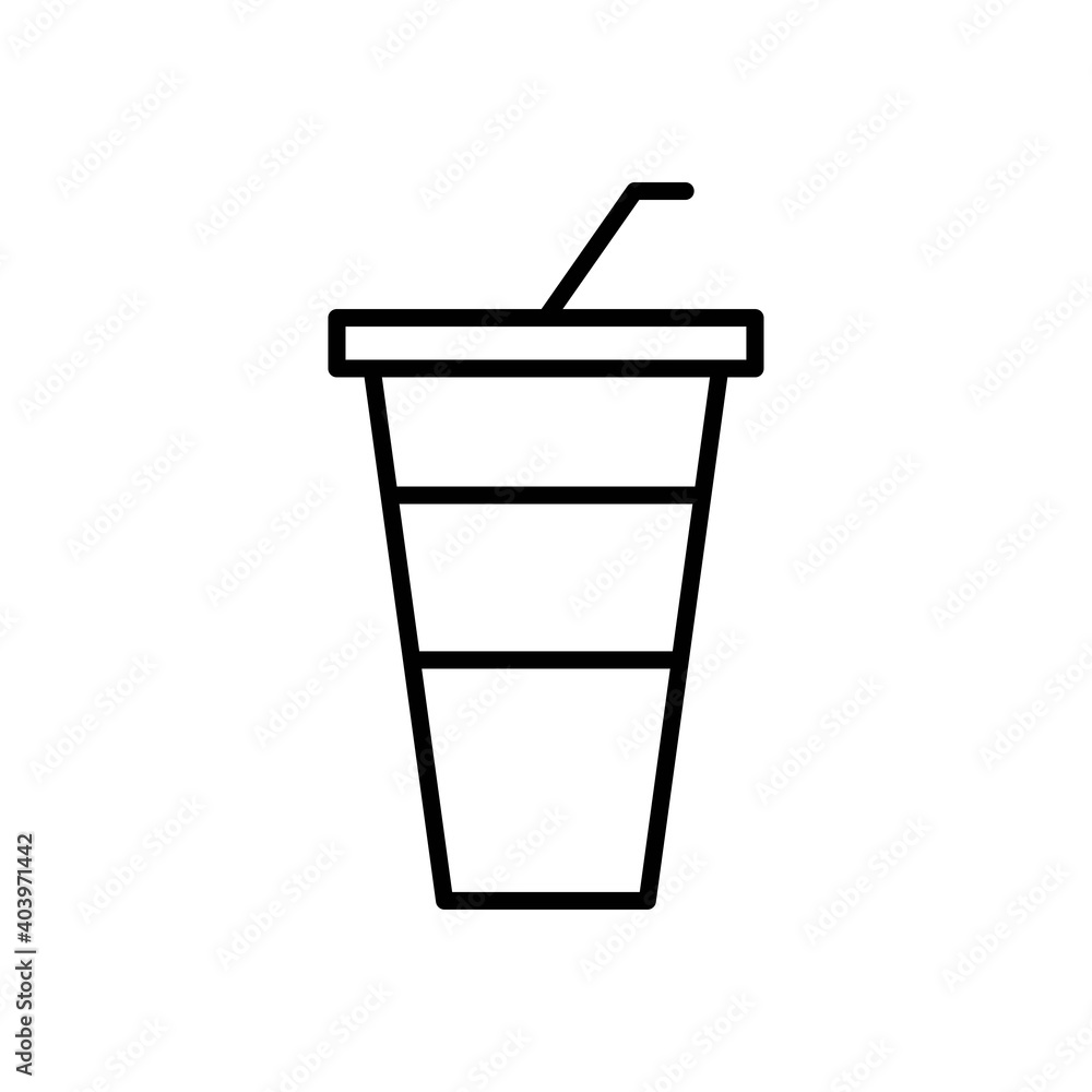 drink icon line style vector for your design element drink icon line style vector for your design element