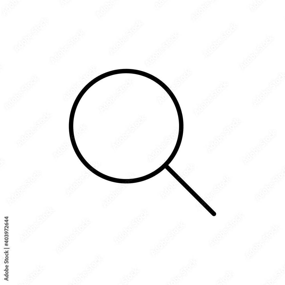 Search icon vector. search magnifying glass icon Search icon vector. search magnifying glass icon