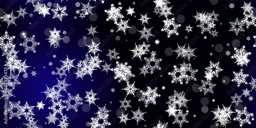 Falling Snowflakes seamless pattern flying snow Falling Snowflakes seamless pattern flying snow