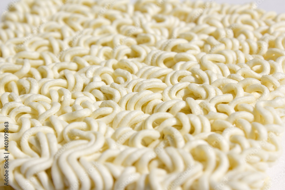 close up dry instant noodles. close up dry instant noodles.