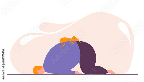 STAY AT HOME ILLUSTRATION DESIGN