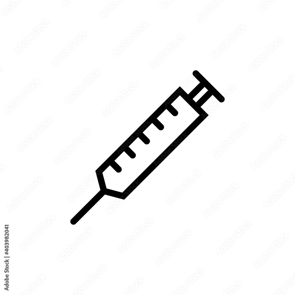 Syringe icon vector. injection icon vector. Syringe icon vector. injection icon vector.