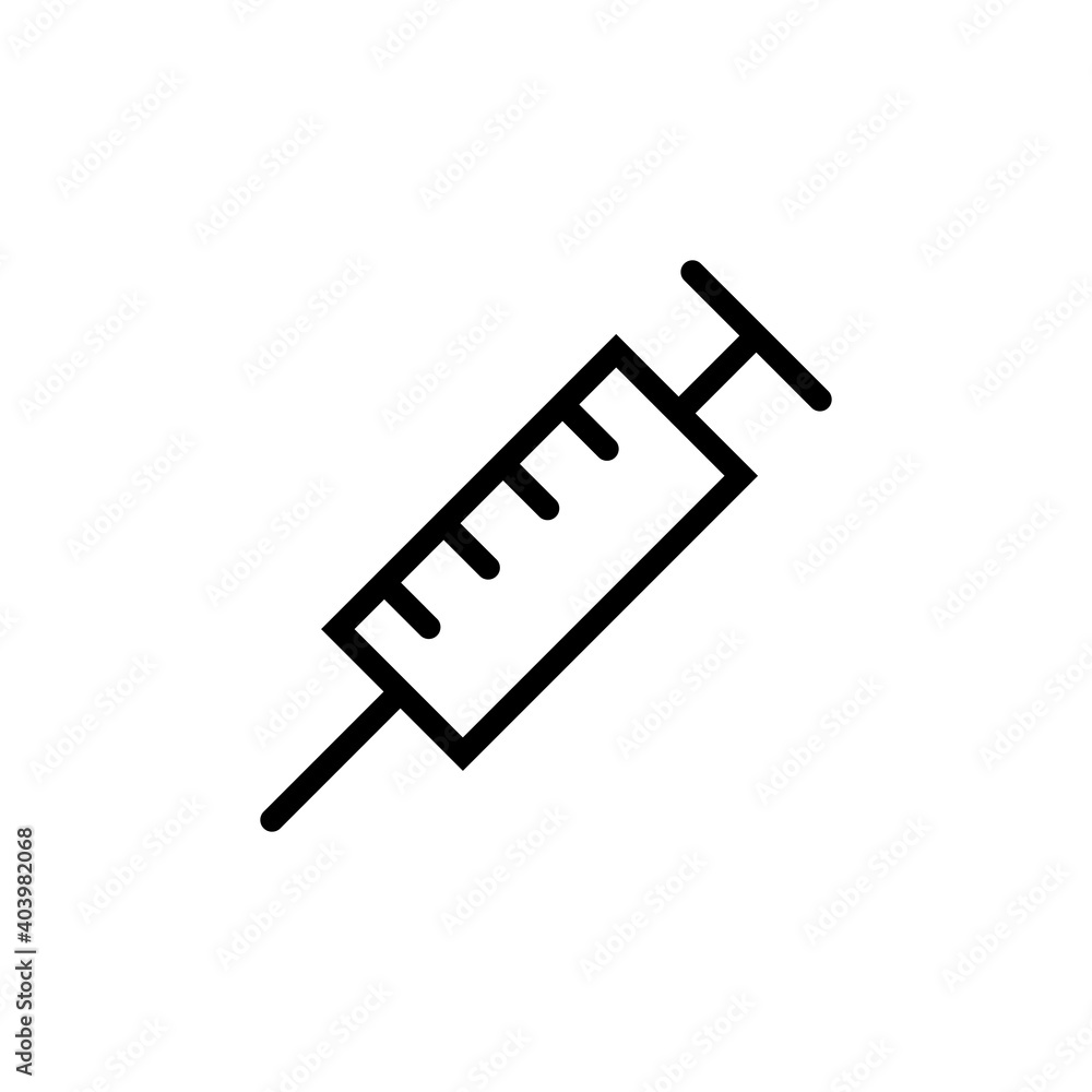 Syringe icon vector. injection icon vector. Syringe icon vector. injection icon vector.