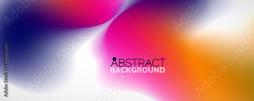 Fluid color gradient abstract background, trendy colorful wallpaper. Vector illustration for placards, brochures, posters, banners and covers