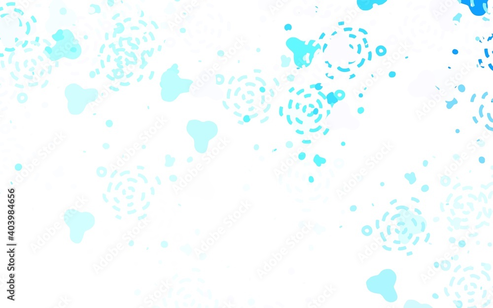 Light BLUE vector pattern with random forms. Light BLUE vector pattern with random forms.