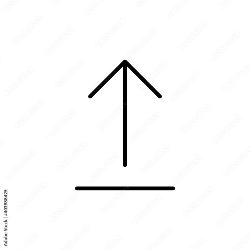 Upload icon vector. load data symbol Upload icon vector. load data symbol